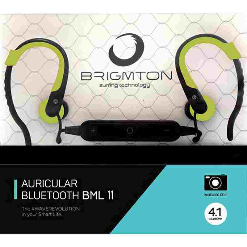 Brigmton Auricular Mic Bml 11 V Bluetooth Verde